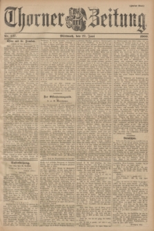 Thorner Zeitung. 1900, Nr. 147 (27 Juni) - Zweites Blatt