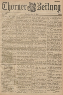 Thorner Zeitung. 1900, Nr. 164 (17 Juli) - Zweites Blatt