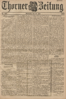 Thorner Zeitung. 1900, Nr. 165 (18 Juli) - Zweites Blatt
