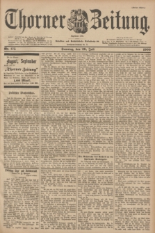 Thorner Zeitung : Begründet 1760. 1900, Nr. 175 (29 Juli) - Erstes Blatt