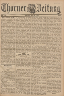 Thorner Zeitung : Begründet 1760. 1900, Nr. 175 (29 Juli) - Zweites Blatt