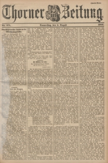 Thorner Zeitung : Begründet 1760. 1900, Nr. 178 (2 August) - Zweites Blatt