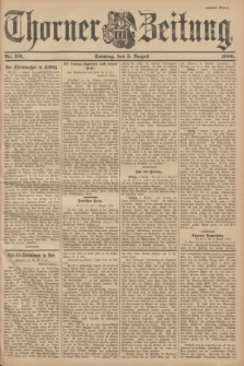Thorner Zeitung. 1900, Nr. 181 (5 August) - Zweites Blatt
