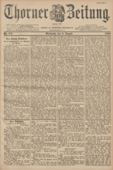 Thorner Zeitung : Begründet 1760. 1900, Nr. 183 (8 August) - Erstes Blatt
