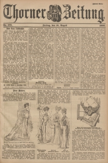 Thorner Zeitung : Begründet 1760. 1900, Nr. 185 (10 August) - Zweites Blatt