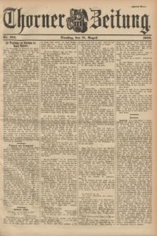 Thorner Zeitung. 1900, Nr. 194 (21 August) - Zweites Blatt