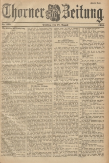 Thorner Zeitung. 1900, Nr. 200 (28 August) - Zweites Blatt