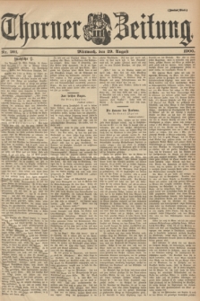 Thorner Zeitung. 1900, Nr. 201 (29 August) - Zweites Blatt