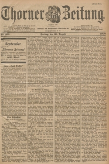 Thorner Zeitung : Begründet 1760. 1900, Nr. 203 (31 August) - Erstes Blatt