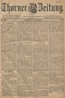 Thorner Zeitung : Begründet 1760. 1900, Nr. 206 (4 September) - Erstes Blatt