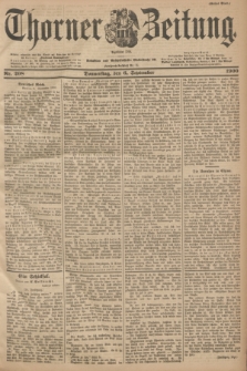 Thorner Zeitung : Begründet 1760. 1900, Nr. 208 (6 September) - Erstes Blatt