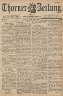 Thorner Zeitung : Begründet 1760. 1900, Nr. 209 (7 September) - Erstes Blatt
