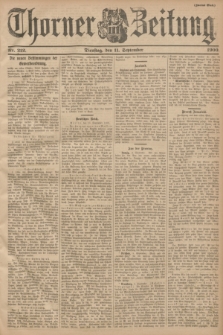Thorner Zeitung. 1900, Nr. 212 (11 September) - Zweites Blatt