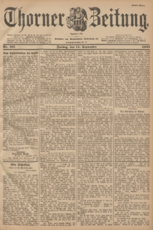 Thorner Zeitung : Begründet 1760. 1900, Nr. 215 (14 September) - Erstes Blatt