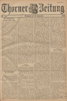 Thorner Zeitung. 1900, Nr. 219 (19 September) - Zweites Blatt