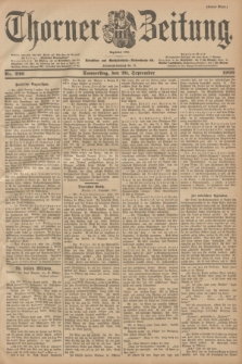 Thorner Zeitung : Begründet 1760. 1900, Nr. 220 (20 September) - Erstes Blatt