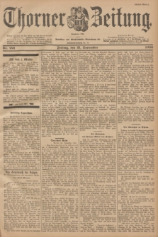 Thorner Zeitung : Begründet 1760. 1900, Nr. 221 (21 September) - Erstes Blatt
