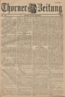 Thorner Zeitung. 1900, Nr. 221 (21 September) - Zweites Blatt