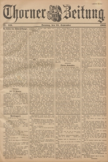 Thorner Zeitung. 1900, Nr. 223 (23 September) - Zweites Blatt