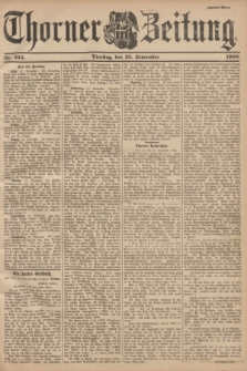 Thorner Zeitung. 1900, Nr. 224 (25 September) - Zweites Blatt