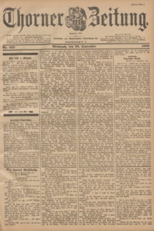 Thorner Zeitung : Begründet 1760. 1900, Nr. 225 (26 September) - Erstes Blatt