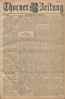 Thorner Zeitung. 1900, Nr. 226 (27 September) - Zweites Blatt