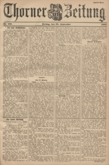 Thorner Zeitung. 1900, Nr. 227 (28 September) - Zweites Blatt