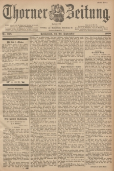 Thorner Zeitung : Begründet 1760. 1900, Nr. 228 (29 September) - Erstes Blatt