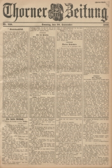 Thorner Zeitung. 1900, Nr. 229 (30 September) - Zweites Blatt