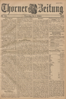 Thorner Zeitung. 1900, Nr. 232 (4 Oktober) - Zweites Blatt