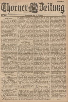 Thorner Zeitung. 1900, Nr. 234 (6 Oktober) - Zweites Blatt