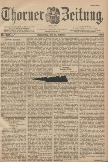 Thorner Zeitung : Begründet 1760. 1900, Nr. 239 [i.e.238] (11 Oktober) - Erstes Blatt
