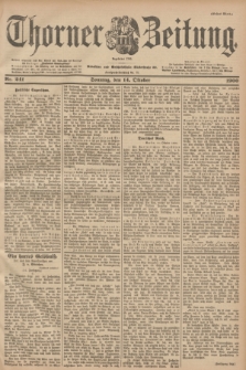 Thorner Zeitung : Begründet 1760. 1900, Nr. 241 (14 Oktober) - Erstes Blatt