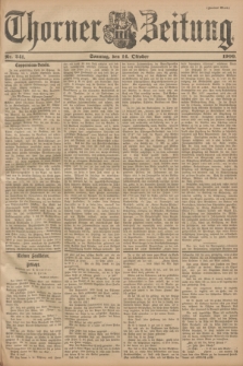 Thorner Zeitung. 1900, Nr. 241 (14 Oktober) - Zweites Blatt
