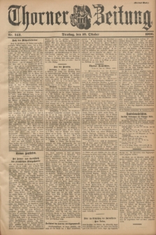 Thorner Zeitung. 1900, Nr. 242 (16 Oktober) - Drittes Blatt