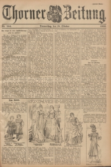 Thorner Zeitung. 1900, Nr. 244 (18 Oktober) - Zweites Blatt