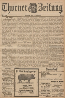 Thorner Zeitung. 1900, Nr. 247 (21 Oktober) - Drittes Blatt