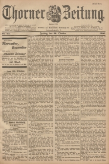 Thorner Zeitung : Begründet 1760. 1900, Nr. 251 (26 Oktober) - Erstes Blatt