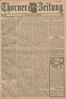 Thorner Zeitung : Begründet 1760. 1900, Nr. 259 (4 November) - Drittes Blatt