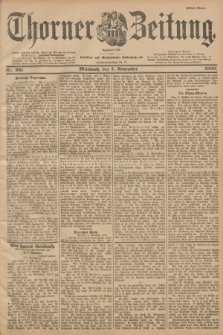 Thorner Zeitung : Begründet 1760. 1900, Nr. 261 (7 November) - Erstes Blatt