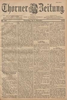 Thorner Zeitung : Begründet 1760. 1900, Nr. 262 (8 November) - Erstes Blatt
