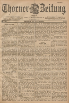 Thorner Zeitung : Begründet 1760. 1900, Nr. 264 (10 November) - Erstes Blatt