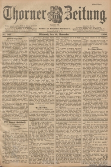 Thorner Zeitung : Begründet 1760. 1900, Nr. 267 (14 November) - Erstes Blatt