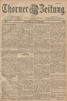 Thorner Zeitung : Begründet 1760. 1900, Nr. 268 (15 November) - Erstes Blatt