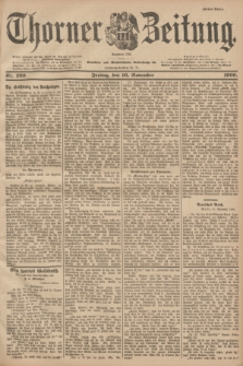 Thorner Zeitung : Begründet 1760. 1900, Nr. 269 (16 November) - Erstes Blatt