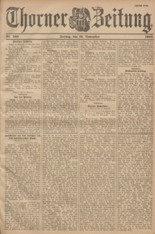 Thorner Zeitung. 1900, Nr. 269 (16 November) - Zweites Blatt