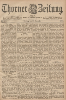 Thorner Zeitung : Begründet 1760. 1900, Nr. 272 (20 November) - Erstes Blatt