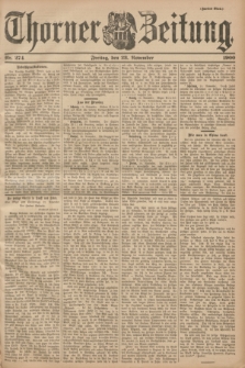 Thorner Zeitung. 1900, Nr. 274 (23 November) - Zweites Blatt