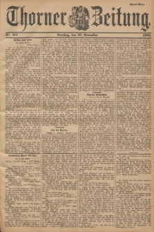 Thorner Zeitung. 1900, Nr. 277 (27 November) - Zweites Blatt
