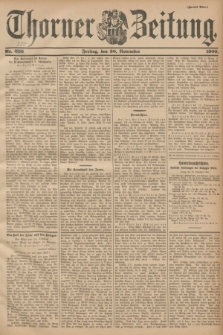 Thorner Zeitung. 1900, Nr. 309 [i.e.280] (30 November) - Zweites Blatt
